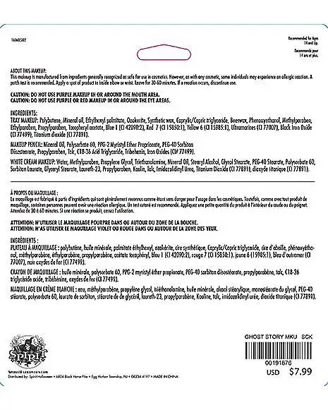 Spirit Halloween Ghost Stories Makeup Kit 3 Spirit Halloween Ghost Stories Makeup Kit - Image 3