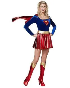 Spirit Halloween Adult Supergirl Costume - DC Comics 7 Spirit Halloween Adult Supergirl Costume - DC Comics -Girls Costumes Shop 01000959 d