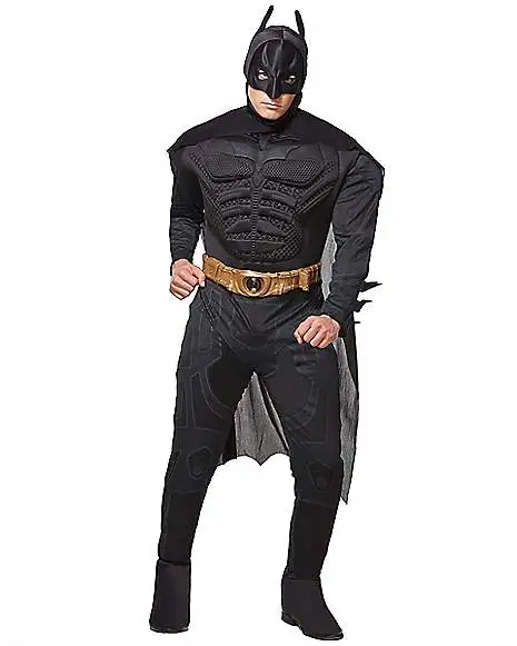 Spirit Halloween Adult Muscle Chest Batman Costume - The Dark Knight 1 Spirit Halloween Adult Muscle Chest Batman Costume - The Dark Knight