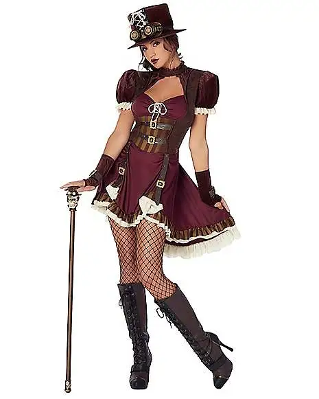 Spirit Halloween Adult Steampunk Dress Costume 1 Spirit Halloween Adult Steampunk Dress Costume