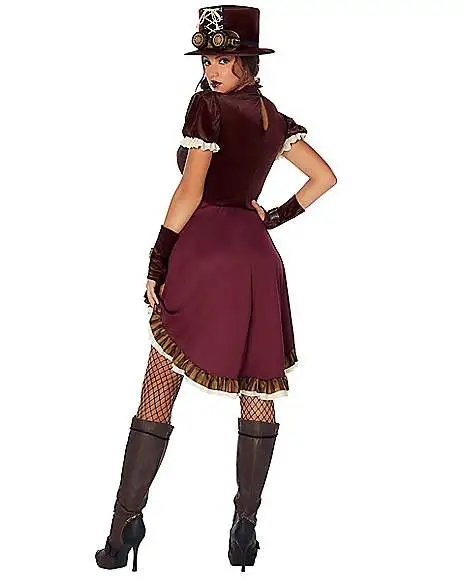 Spirit Halloween Adult Steampunk Dress Costume 2 Spirit Halloween Adult Steampunk Dress Costume - Image 2