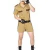 Spirit Halloween Adult Sergeant Short Pants Cop Costume