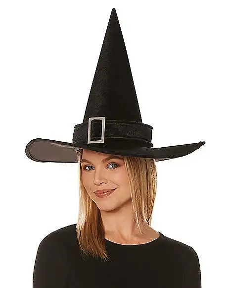 Spirit Halloween Black Witch Hat 2 Spirit Halloween Black Witch Hat - Image 2