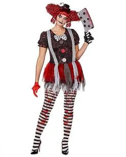 Spirit Halloween Adult Horror Clown Costume 6 Spirit Halloween Adult Horror Clown Costume -Girls Costumes Shop 01264753 c