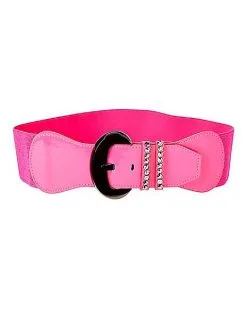 Spirit Halloween '80s Neon Pink Belt