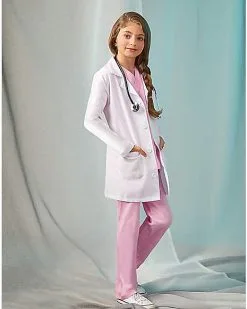 Spirit Halloween Kids Pink Doctor Costume