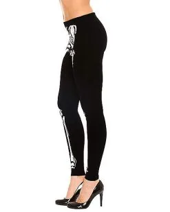 Spirit Halloween Skeleton Leggings -Girls Costumes Shop 01307487 c
