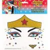 Spirit Halloween Wonder Woman Face Decal - DC Comics