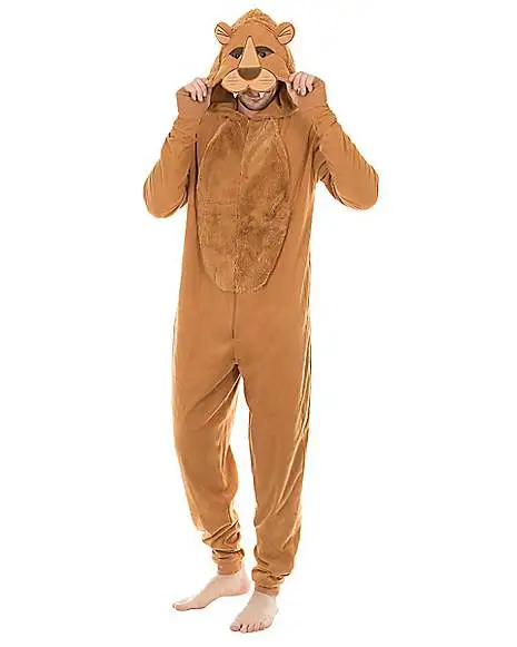 Spirit Halloween Adult Lion Union Suit 1 Spirit Halloween Adult Lion Union Suit