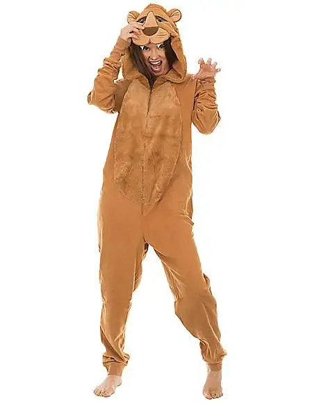 Spirit Halloween Adult Lion Union Suit 2 Spirit Halloween Adult Lion Union Suit - Image 2