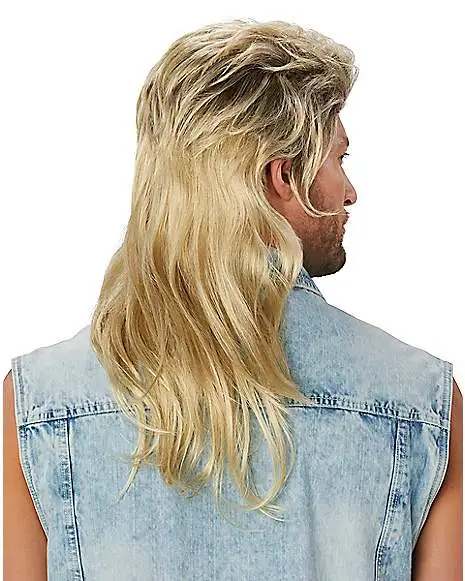 Spirit Halloween Blonde Mullet Wig 2 Spirit Halloween Blonde Mullet Wig - Image 2