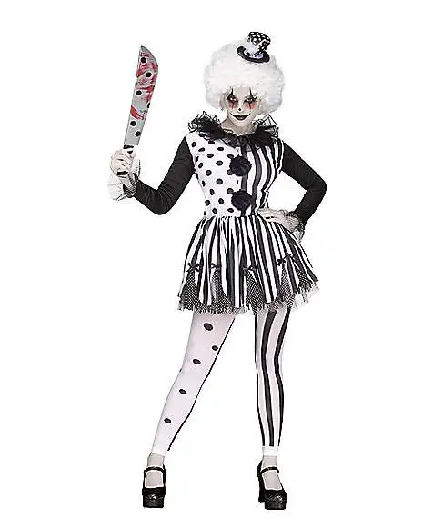 Spirit Halloween Adult Twisted Trickster Clown Costume 1 Spirit Halloween Adult Twisted Trickster Clown Costume