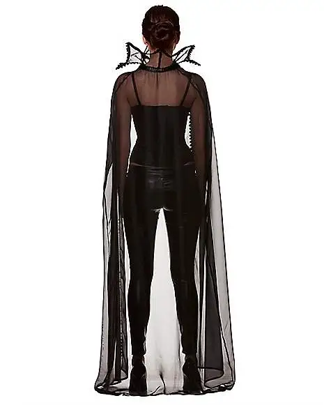 Spirit Halloween Adult Sheer Vampire Cape 2 Spirit Halloween Adult Sheer Vampire Cape - Image 2
