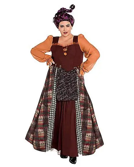 Spirit Halloween Adult Mary Sanderson Plus Size Costume - Hocus Pocus 1 Spirit Halloween Adult Mary Sanderson Plus Size Costume - Hocus Pocus