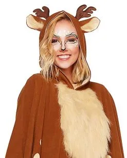 Spirit Halloween Adult Faux Fur Deer Poncho 7 Spirit Halloween Adult Faux Fur Deer Poncho -Girls Costumes Shop 01358878 d