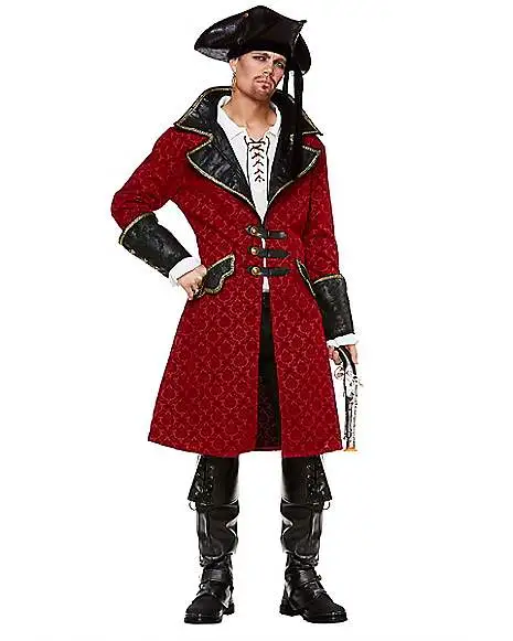 Spirit Halloween Red Pirate Jacket 1 Spirit Halloween Red Pirate Jacket