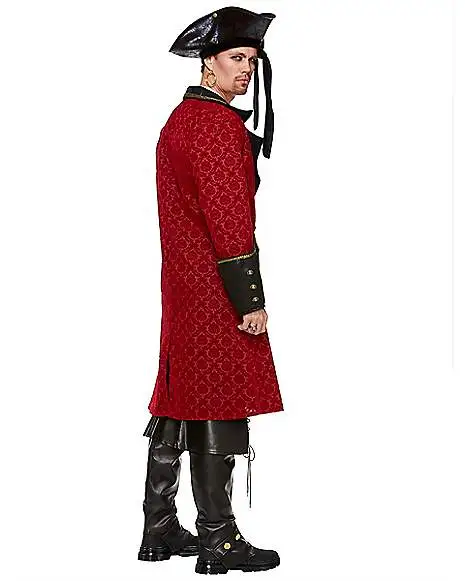 Spirit Halloween Red Pirate Jacket 2 Spirit Halloween Red Pirate Jacket - Image 2