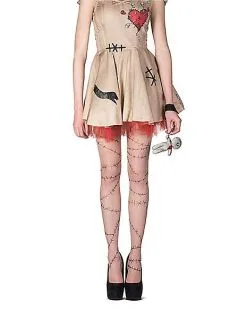 Spirit Halloween Voodoo Tights