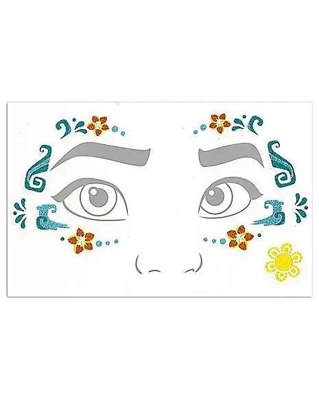 Spirit Halloween Moana Face Decal Set - Moana 1 Spirit Halloween Moana Face Decal Set - Moana