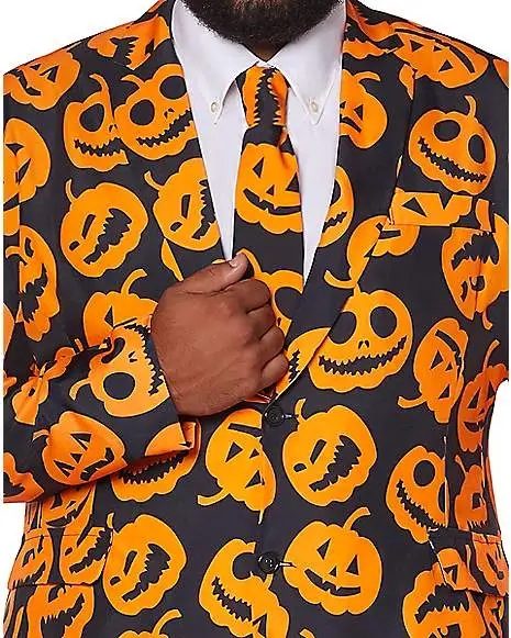 Spirit Halloween Adult Jack-O-Lantern Plus Size Suit 3 Spirit Halloween Adult Jack-O-Lantern Plus Size Suit - Image 3