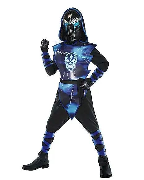 Spirit Halloween Kids Light Up Extreme Lightning Ninja Costume 1 Spirit Halloween Kids Light Up Extreme Lightning Ninja Costume
