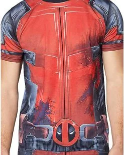 Spirit Halloween Deadpool T-Shirt - Marvel 6 Spirit Halloween Deadpool T-Shirt - Marvel -Girls Costumes Shop 01395771 c