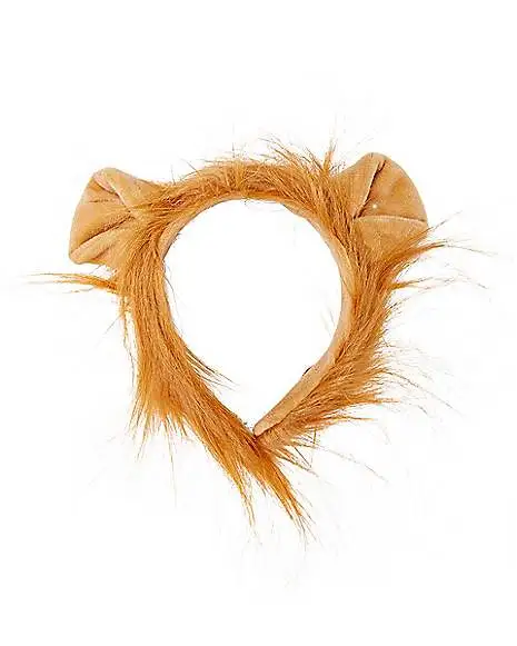 Spirit Halloween Faux Fur Lion Ear Headband 1 Spirit Halloween Faux Fur Lion Ear Headband
