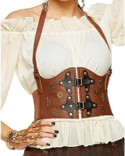 Spirit Halloween Steampunk Waist Cincher 6 Spirit Halloween Steampunk Waist Cincher -Girls Costumes Shop 01400126 c