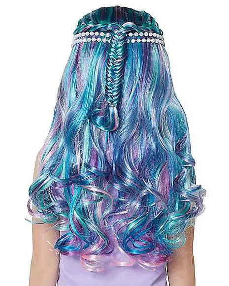 Spirit Halloween Kids Mermaid Wig 2 Spirit Halloween Kids Mermaid Wig - Image 2