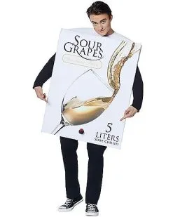 Spirit Halloween Adult Box Of Wine Costume