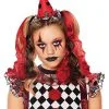 Spirit Halloween Red And Black Curly Clips Hair Extensions