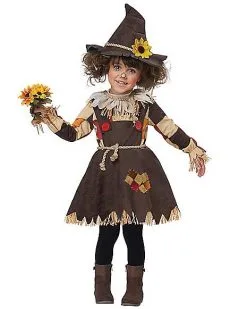 Spirit Halloween Toddler Sweet Scarecrow Costume 3 Spirit Halloween Toddler Sweet Scarecrow Costume -Girls Costumes Shop 01409457 a