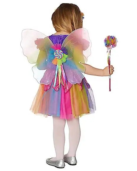 Spirit Halloween Toddler Rainbow Fairy Costume 2 Spirit Halloween Toddler Rainbow Fairy Costume - Image 2