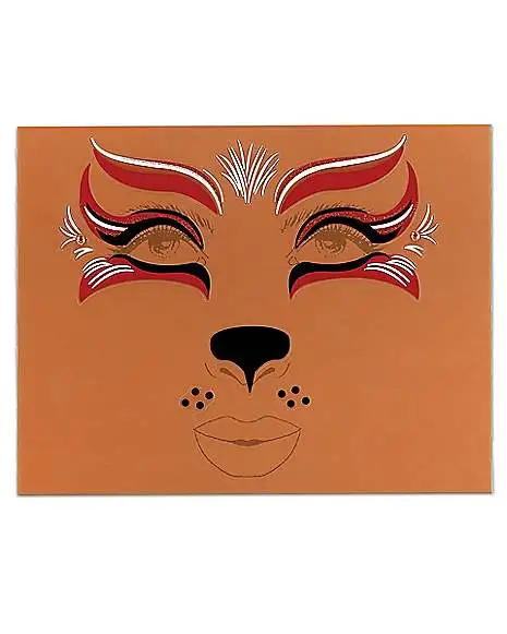Spirit Halloween Fox Face Decal 1 Spirit Halloween Fox Face Decal