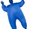 Spirit Halloween Kids Blue Light Up Inflatable Super Skin Suit Costume