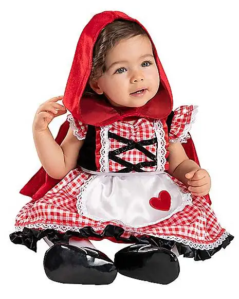 Spirit Halloween Baby Lil' Red Riding Hood Costume 1 Spirit Halloween Baby Lil' Red Riding Hood Costume