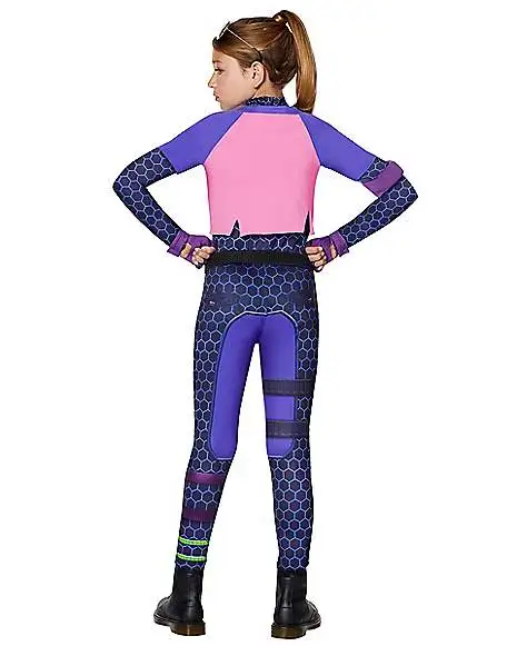 Spirit Halloween Girls Brite Bomber Costume - Fortnite 2 Spirit Halloween Girls Brite Bomber Costume - Fortnite - Image 2