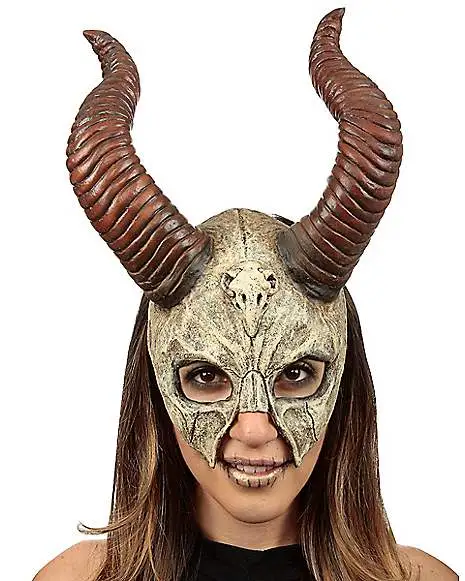 Spirit Halloween Voodoo Horn Half Mask 1 Spirit Halloween Voodoo Horn Half Mask