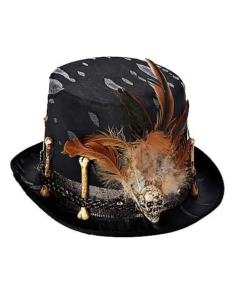 Spirit Halloween Witch Doctor Top Hat Deluxe 1 Spirit Halloween Witch Doctor Top Hat Deluxe
