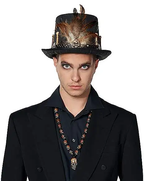 Spirit Halloween Witch Doctor Top Hat Deluxe 2 Spirit Halloween Witch Doctor Top Hat Deluxe - Image 2