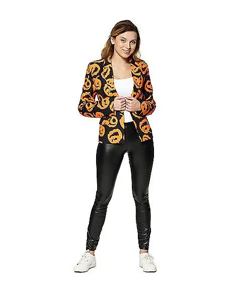 Spirit Halloween Adult Women's Pumpkin Jacket 2 Spirit Halloween Adult Women's Pumpkin Jacket - Image 2