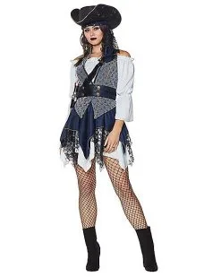 Spirit Halloween Adult Castaway Beauty Pirate Costume - The Signature Collection 6 Spirit Halloween Adult Castaway Beauty Pirate Costume - The Signature Collection -Girls Costumes Shop 01434786 c