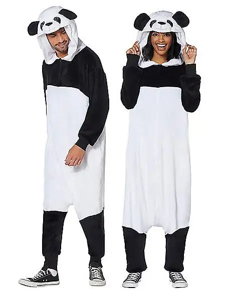 Spirit Halloween Adult Panda Union Suit 1 Spirit Halloween Adult Panda Union Suit