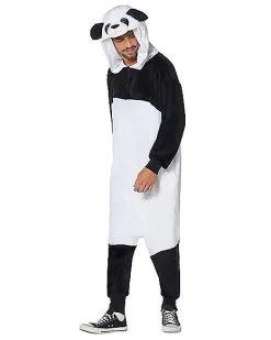 Spirit Halloween Adult Panda Union Suit 7 Spirit Halloween Adult Panda Union Suit -Girls Costumes Shop 01437250 c