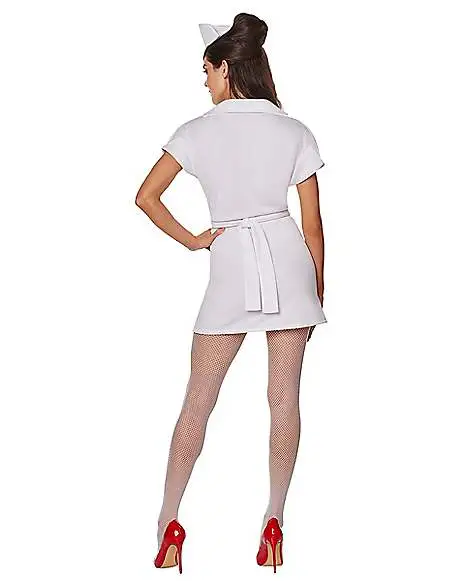 Spirit Halloween Adult Classic Nurse Costume 3 Spirit Halloween Adult Classic Nurse Costume - Image 3