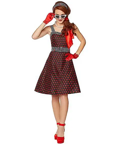 Spirit Halloween Adult Female 1950s Costume 1 Spirit Halloween Adult Female 1950s Costume