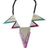 Spirit Halloween '80s Geometric Necklace