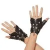 Spirit Halloween Studded Punk Rock Fingerless Gloves