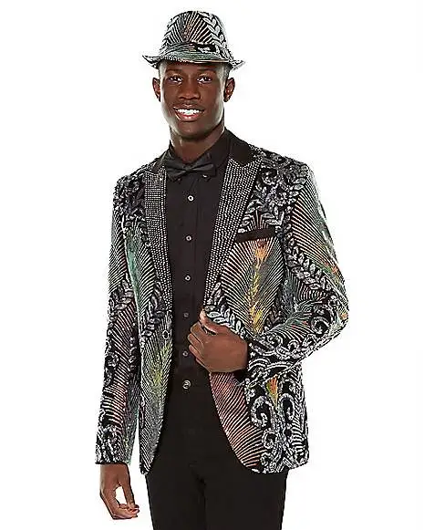 Spirit Halloween Adult '20s Multicolored Jacket 1 Spirit Halloween Adult '20s Multicolored Jacket