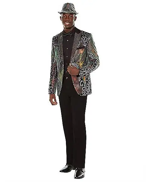 Spirit Halloween Adult '20s Multicolored Jacket 4 Spirit Halloween Adult '20s Multicolored Jacket - Image 4
